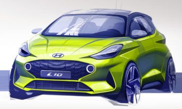 Η πρώτη σχεδιαστική απεικόνιση του ολοκαίνουργιου Hyundai i10
