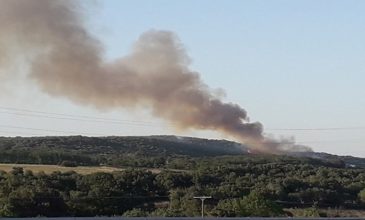 «Μάχη» με τις φλόγες στον Καβησό Αλεξανδρούπολης