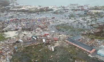 Εικόνες απόλυτης καταστροφής μετά τον τυφώνα Ντόριαν στις Μπαχάμες