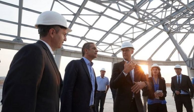 Τα έργα στο αεροδρόμιο «Μακεδονία» επιθεώρησε ο πρωθυπουργός