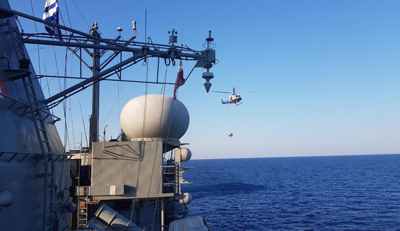 To Πολεμικό Ναυτικό σε άσκηση Έρευνας – Διάσωσης στην Κύπρο