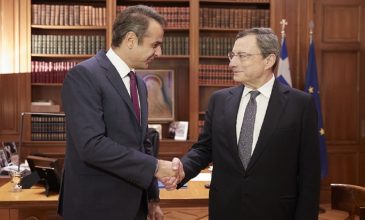 Μεταρρυθμίσεις και κόκκινα δάνεια στο επίκεντρο της συνάντησης Μητσοτάκη-Ντράγκι