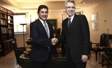 Συνάντηση Αυγενάκη-Πάιατ για στενότερη συνεργασία των δύο χωρών σε αθλητικό επίπεδο