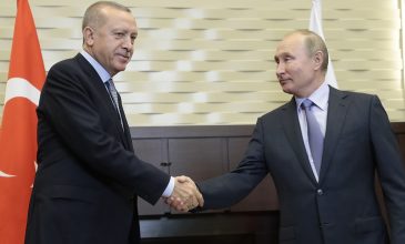 Ερντογάν: Η συνάντηση με τον Πούτιν θα συνεισφέρει στην επιχείρηση της Τουρκίας στη Συρία