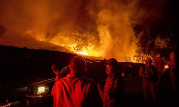 Καταστροφική πυρκαγιά σε αμπελώνες στην Καλιφόρνια