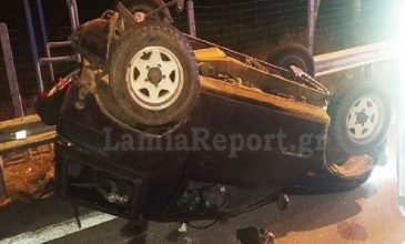 Σοβαρό τροχαίο με τρεις τραυματίες έξω από τη Λαμία