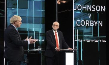 Χωρίς ξεκάθαρο νικητή το debate μεταξύ Τζόνσον και Κόρμπιν