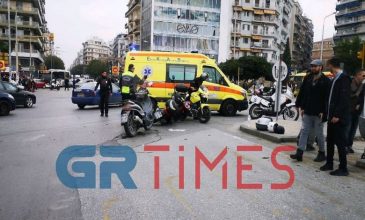 Σοβαρό τροχαίο με τρεις τραυματίες στη Θεσσαλονίκη