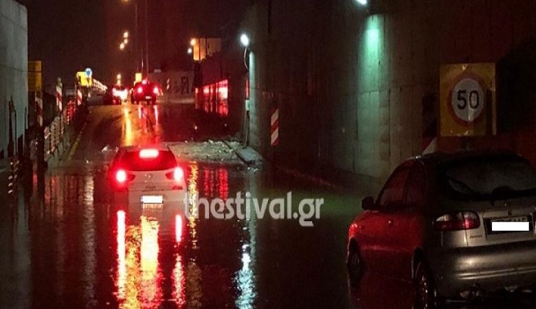 Διακοπή κυκλοφορίας στην παλία εθνική Θεσσαλονίκης-Καβάλας