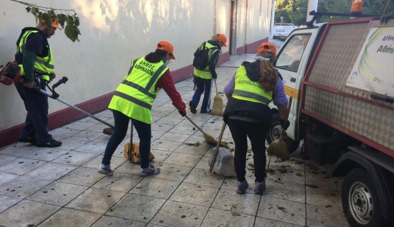 Συνεχίζονται οι παρεμβάσεις καθαριότητας στον δήμο Αθηναίων