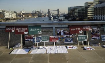 Εκδήλωση στη μνήμη των δύο θυμάτων στη Γέφυρα του Λονδίνου