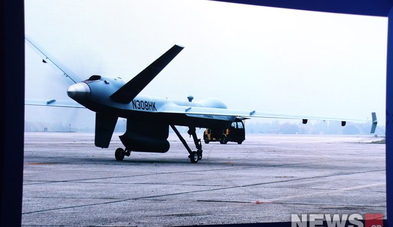 Εντυπωσιακή επίδειξη του αμερικανικού drone για την Ελλάδα στην Λάρισα