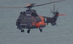 Επιχείρηση διάσωσης με ελικόπτερο Super Puma δύο τραυματιών σε δεξαμενόπλοιο ανοιχτά της Χίου