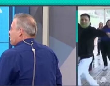 Δάκρυσε από τα γέλια ο Μάνεσης με τον χορό του Παρούμπα