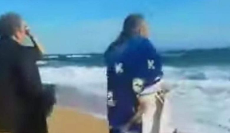 Ιερέας έπεσε στη θάλασσα από τους θυελλώδεις ανέμους στην Κεφαλονιά – Δείτε το βίντεο