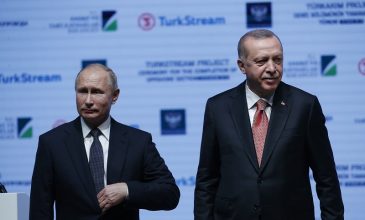 Πούτιν και Ερντογάν εγκαινιάζουν τον αγωγό Turkish Stream