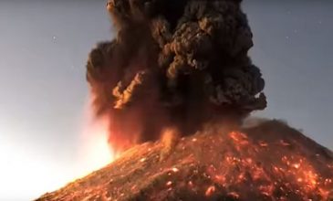 Bίντεο-ντοκουμέντο από την έκρηξη ηφαιστείου στο Μεξικό