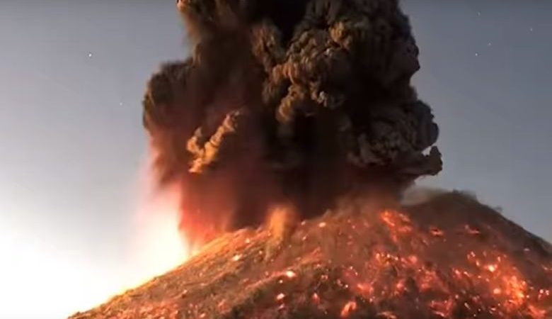 Bίντεο-ντοκουμέντο από την έκρηξη ηφαιστείου στο Μεξικό