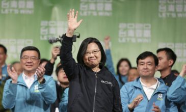 Ταϊβάν: Επανεξελέγη η απερχόμενη πρόεδρος Τσάι