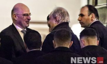 Εικόνες από τη συνάντηση Νίκου Δένδια με τον Στρατάρχη Χαλίφα Χαφτάρ