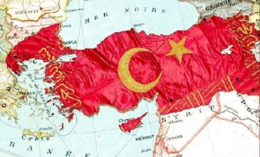 Ο νέος προκλητικός χάρτης της Τουρκίας που κυκλοφορεί στο διαδίκτυο