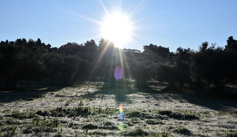 Παγετός τις πρωινές και βραδινές ώρες της Δευτέρας