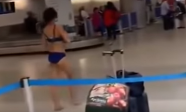 Γυναίκα έκανε στριπτίζ μέσα σε αεροδρόμιο – Δείτε το βίντεο