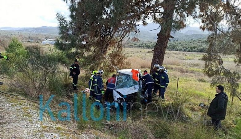 Μία νεκρή και τέσσερις τραυματίες σε τροχαίο στη Λέσβο