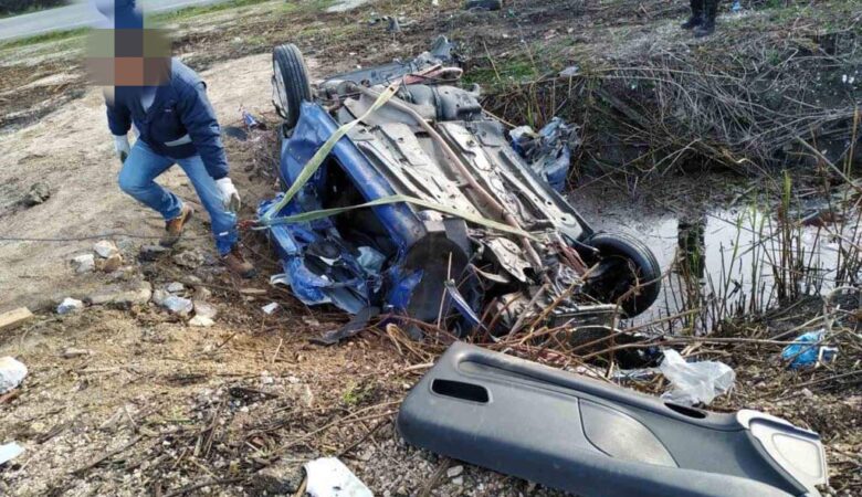 Αυτοκίνητο έπεσε σε αύλακα στην Πρέβεζα – Νεκρός ο 40χρονος οδηγός του