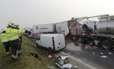 Καραμπόλα με νεκρό και τραυματίες στο Βέλγιο