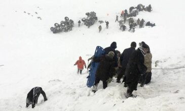 Φονική χιονοστιβάδα στην Τουρκία: Στους 21 οι νεκροί