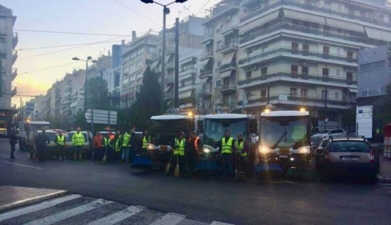 Δράσεις καθαριότητας του Δήμου Αθηναίων στο Παγκράτι