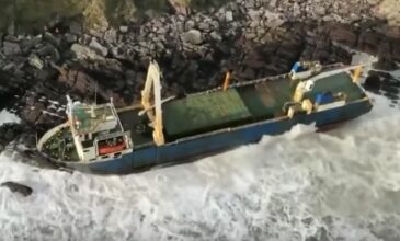 Πλοίο-«φάντασμα» ξεβράστηκε σε Ιρλανδική ακτή