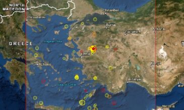 Ισχυρή σεισμική δόνηση στην δυτική Τουρκία – Έγινε αισθητή στη Λέσβο