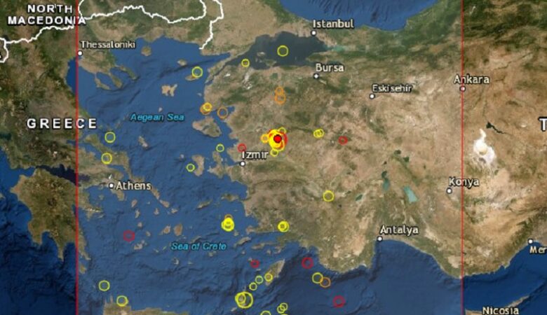 Ισχυρή σεισμική δόνηση στην δυτική Τουρκία – Έγινε αισθητή στη Λέσβο