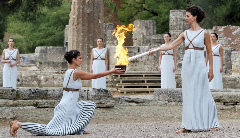 Χωρίς θεατές η αφή της Ολυμπιακής Φλόγας στην Αρχαία Ολυμπία