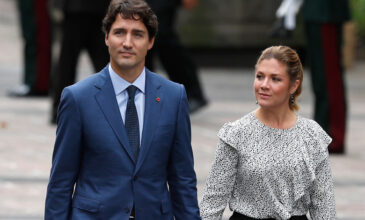 Κορονοϊός: Θετική στον ιό η σύζυγος του πρωθυπουργού του Καναδά