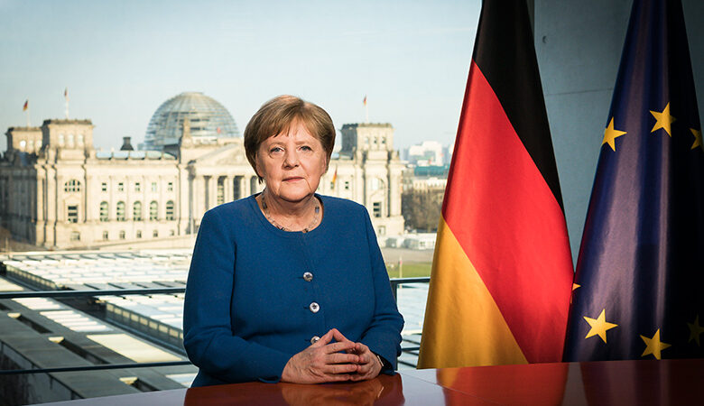 Μήνυμα Μέρκελ στους Γερμανούς πολίτες: «Όλοι μαζί θα αντιμετωπίσουμε τη μαζική πρόκληση του κοροναϊού»