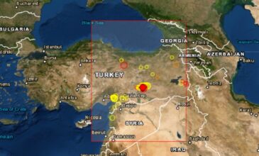 Σεισμός 5 Ρίχτερ στην νοτιοανατολική Τουρκία