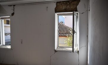Καταγραφή των ζημιών από τον ισχυρό σεισμό της Πάργας