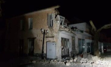 Εικόνες από τον ισχυρό σεισμό που ταρακούνησε την Πάργα