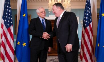 Ζ. Μπορέλ – Μ. Πομπέο: Να ενισχυθεί η συνεργασία ΕΕ-ΗΠΑ