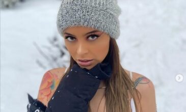 Αλεξία Ορφανού: Η πρώην παίκτρια του «Ρower of Love» με τα εσώρουχα στα χιόνια