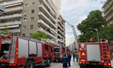Τραγωδία στη Θεσσαλονίκη: Νεκρός 86χρονος από φωτιά σε διαμέρισμα