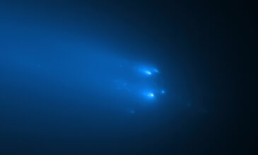 Κομήτης που πλησιάζει τη Γη διασπάται σε περισσότερα κομμάτια