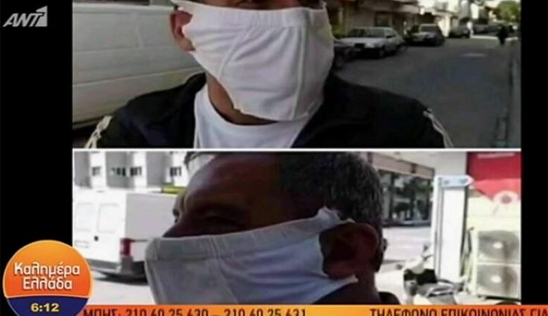 Θεσσαλονικιός έκανε το εσώρουχό του μάσκα για να πάρει το λεωφορείο