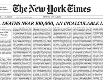 Ανατριχιαστικό πρωτοσέλιδο των New York Times: Δεν ήταν απλώς ονόματα, ήταν εμείς