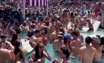 Σάλος από το βίντεο με το πάρτι εκατοντάδων ατόμων σε πισίνα στις ΗΠΑ