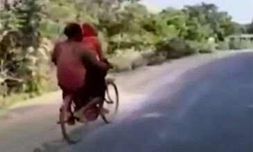 Μετέφερε εκατοντάδες χιλιόμετρα τον τραυματισμένο πατέρα της με ποδήλατο