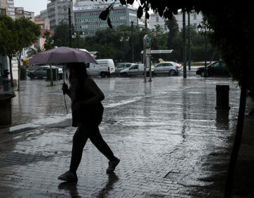 Ισχυρή καταιγίδα έπληξε το απόγευμα την Αθήνα